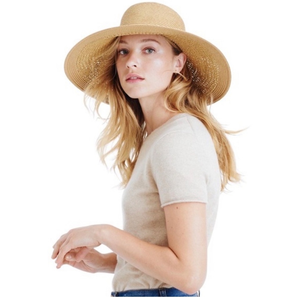 J Crew Women Summer Straw One Size Hat